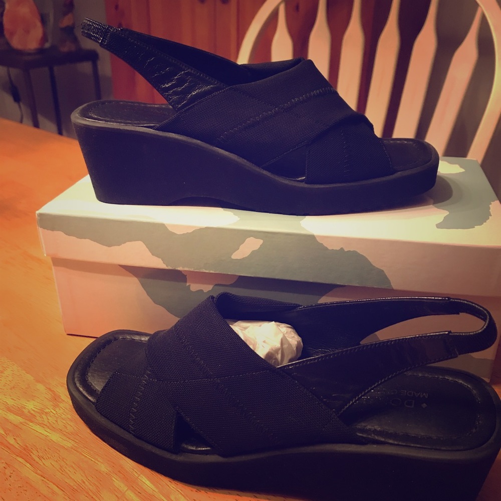 Donald J Pliner wedge sandals